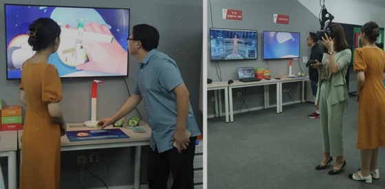 北京市海淀区科协及羊坊店科普教育联盟到访讯飞幻境总部