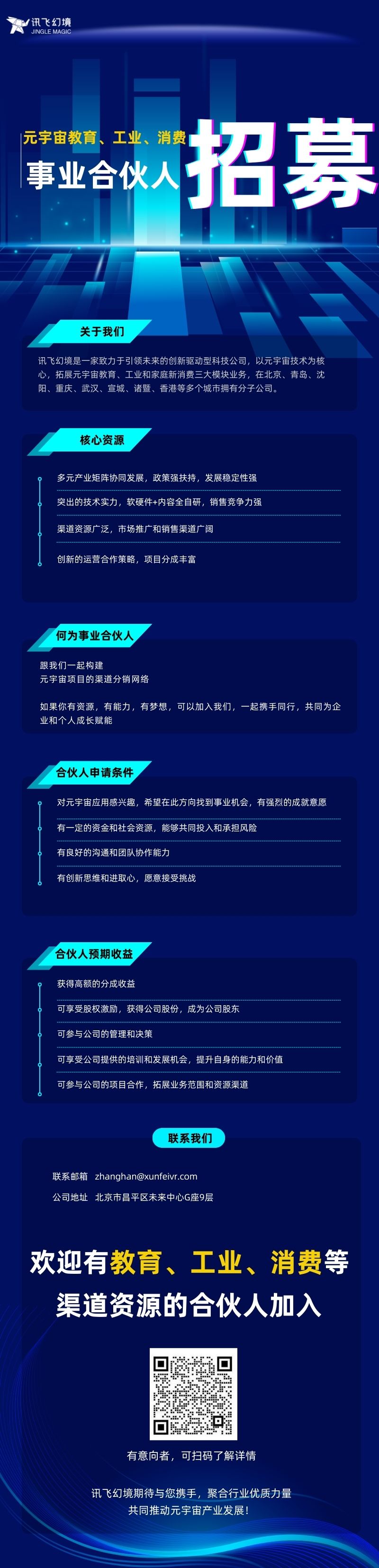 【招募事业合伙人】加入讯飞幻境，共同把握元宇宙的无限机会